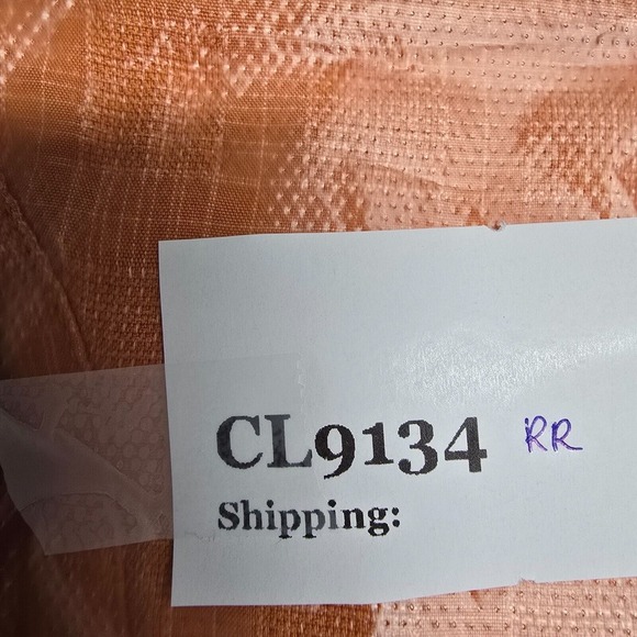 Royal Robbins Shirt Men Large Orange Button-Up Short Sleeve Travel Outdoor Hike - Picture 10 of 10